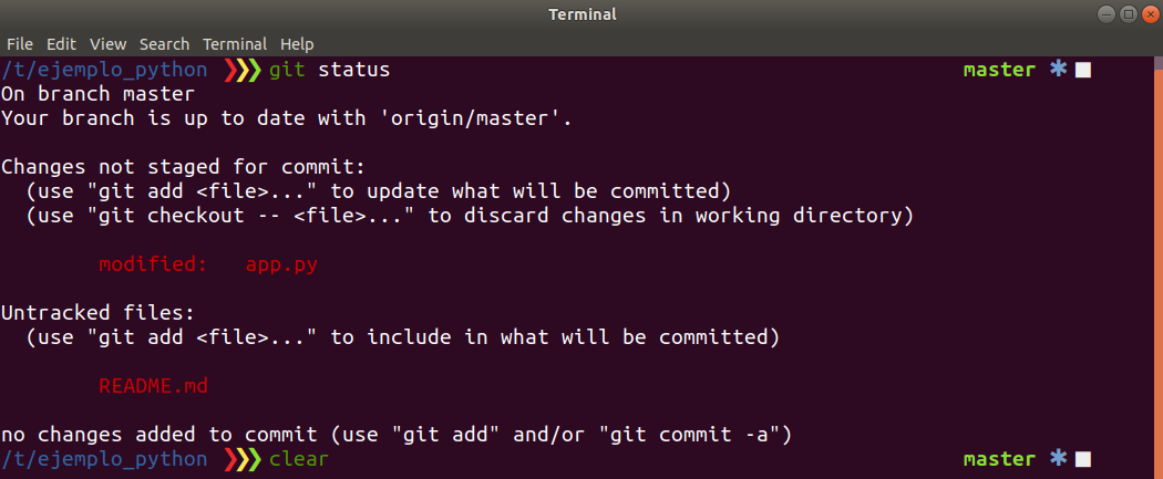 Git status